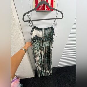 Zara silk maxi dress